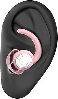Ear Plugs Noise Cancelling Silicone Ear Plugs for Sleeping, 2 Pair Earplugs Sound Blocking Sleeping Reusable Noise Reducti...