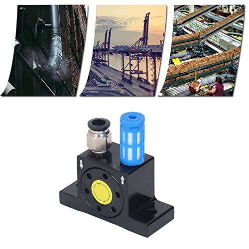 G1/8in Industrial Pneumatic Vibrator, Air Compressor Accessory, Adjustable Pneumatic Turbine Vibrator, Provides in Line Vibration for Sandblaster Cabinet Hopper Industrial Machinery - Thumbnail 7