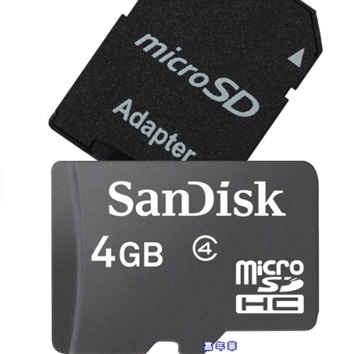 Amazon | サンディスク SANDISK microSDHC 4GB 高速 class 4 SD 