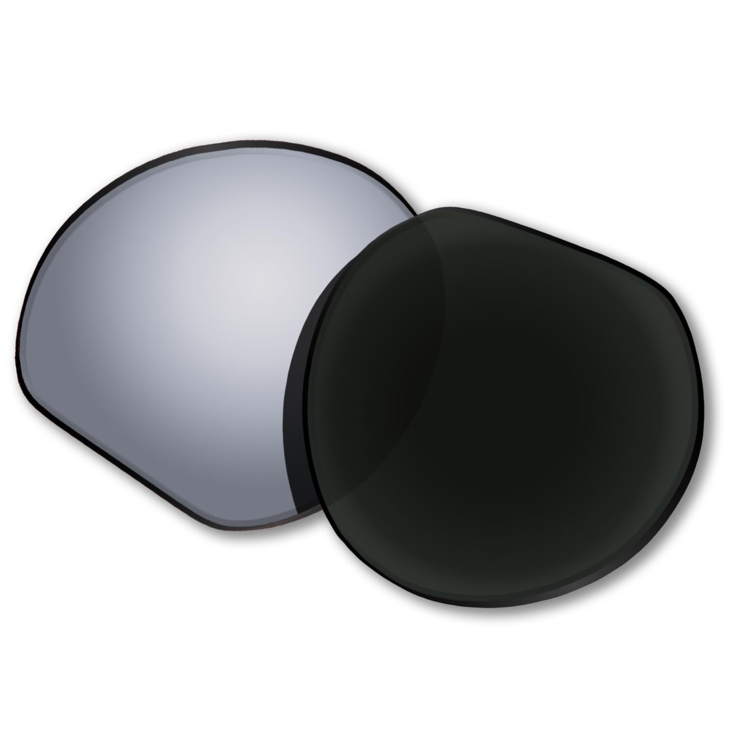 Lenti di ricambio da 1,6 mm compatibili con occhiali smart Oakley Meta HSTN OW8002 da 51 mm, antigraffio e resistenti agli urti