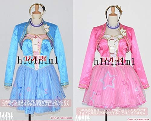 Amazon 東京ディズニーシー Tds ステップ トゥ シャイン 女性ダンサー ピンク青 パニエ付き ステージ衣装コスプレ 全セット 1着 コスチューム 変身 仮装 ステージ服 舞台 ハロウィン クリスマス コスプレ 仮装 通販