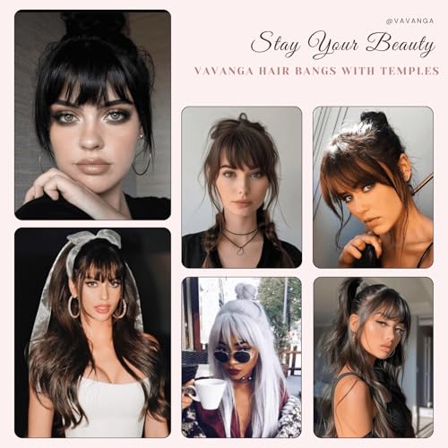 Vavanga Vananga French Hair Bangs Clip On thumb #5