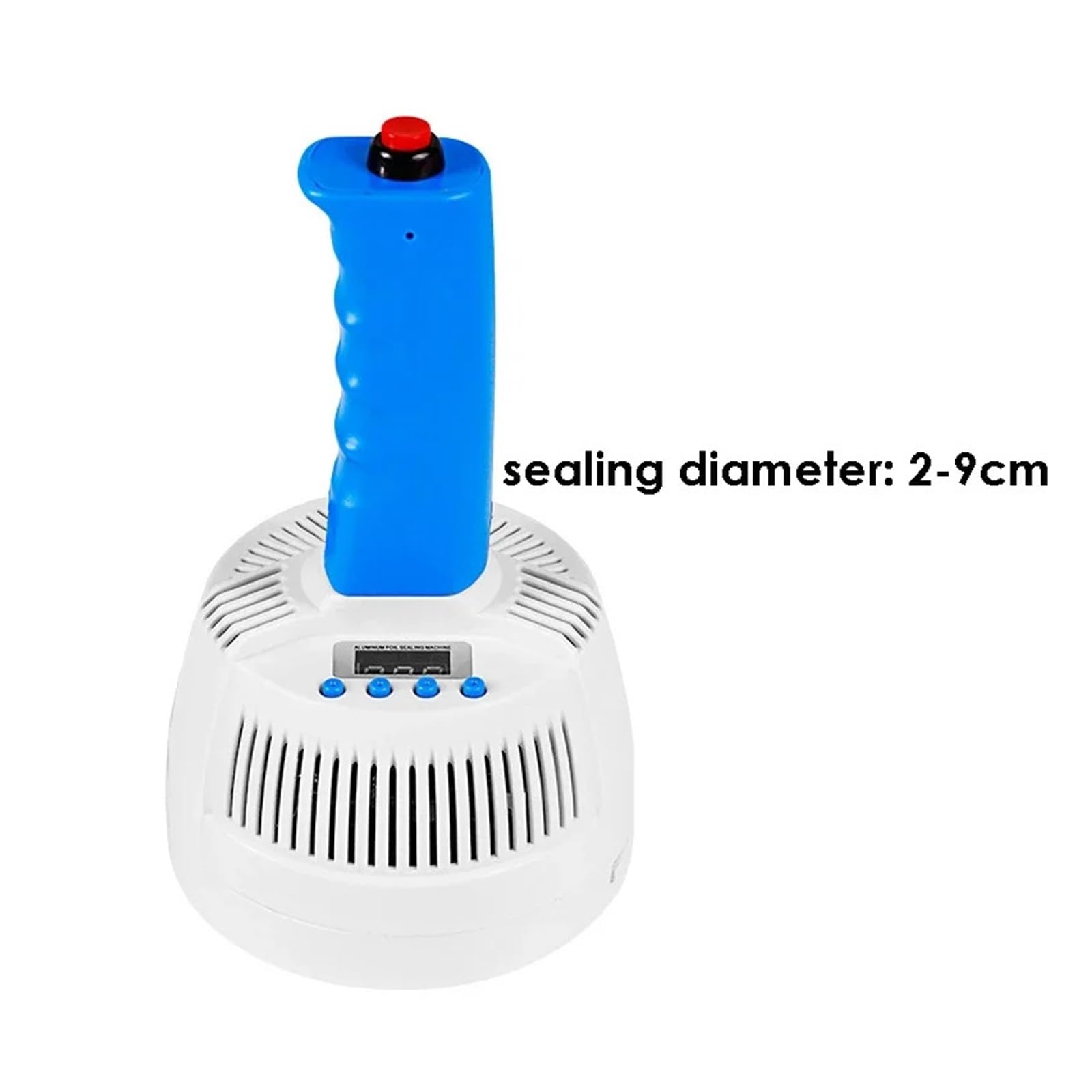Machine de scellage électromagnétique de scelleur d'induction de papier d'aluminium Machine d'emballage de scelleur de bouchon de bouteille de micro-ordinateur(Seal diameter 2-9cm)
