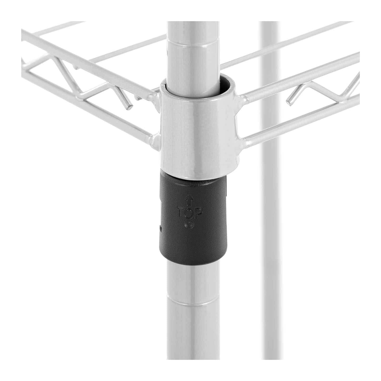 Stevig metalen kledingrek met een breedte van 60 cm en een hoogte van Stevig metalen kledingrek met een breedte van 60 cm en een hoogte van