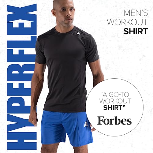 Anthem Athletics Hyperflex Gym Shorts For Men Zippered Pocket 7 Inch Inseam – Workout Shorts, Running Shorts, Athletic Shorts Cross Training Shorts Yoga Shorts - Black & American Flag G2 - Large #TOP3