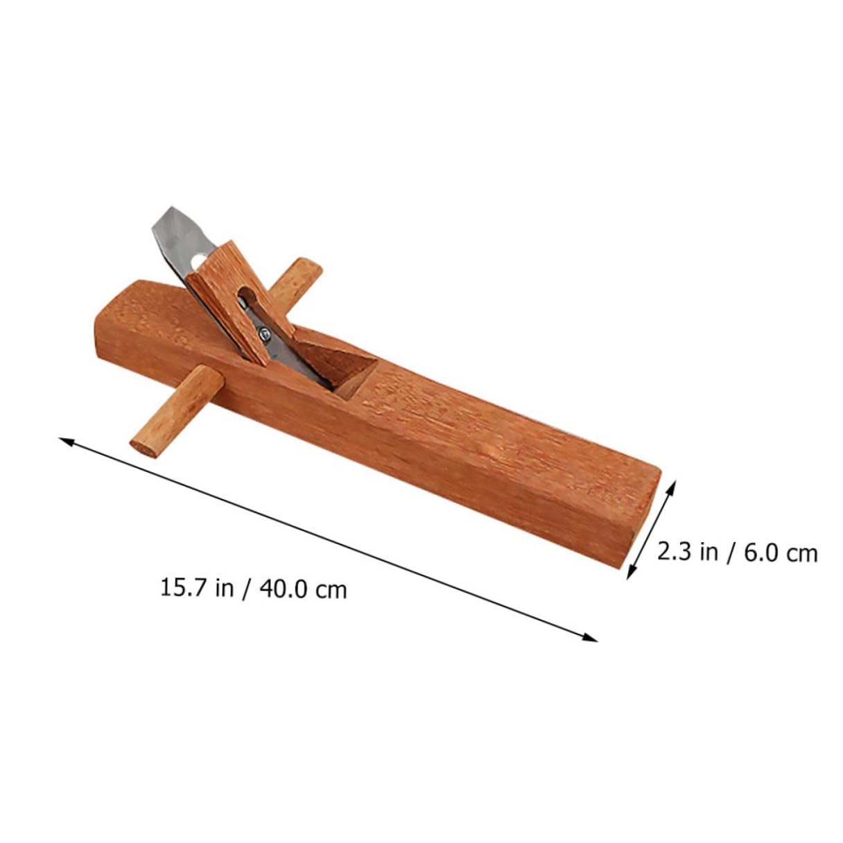 Cepilladora de Madera Manual de Carpintero, Acero y Madera