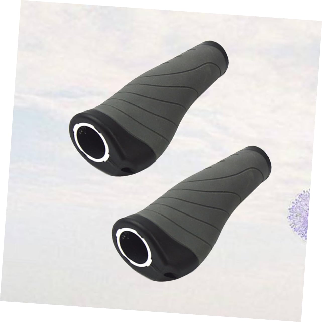 INOOMP 4 Pcs Bicycle Grip Nastro Antiscivolo Foam Grip Tape Kids Bike Mtb Manopole Manubrio Bmx Manopole Maniglia Grip Unilaterale Bambino Ciclo Nero