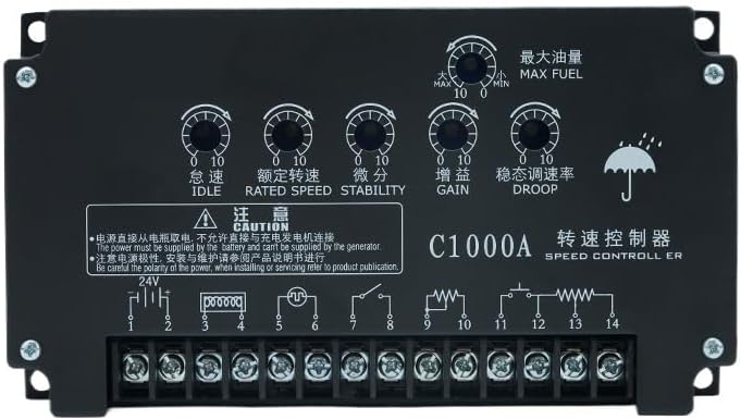 C2002 Generator Set Speed Governor Electronic Speed Controller C1000A Generator Parts Accessories