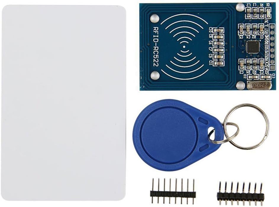 RC522 RFID Reader Writer Module with S50 Card and Keychain Tag SPI Interface 13.56MHz ISO14443A Compatible for Rduino UNO PIC AVR Embedded Systems Access Control Projects-image-17
