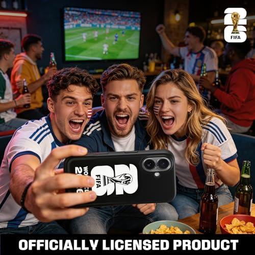 Covbozk FIFA World Cup 2026 for iPhone 16 Case, Compatible with MagSafe, Military Grade Drop Protection, Drop-Resistant and Shockproof, Black — view 3