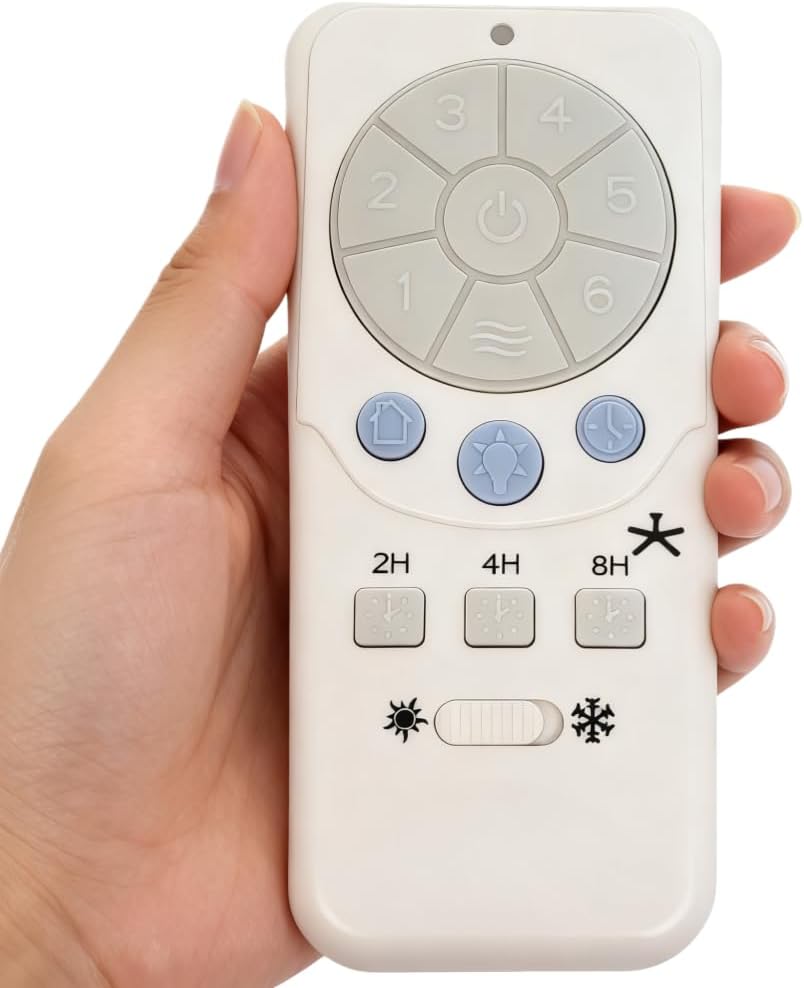 New Replacement A25-TX025 Fit for Harbor Breeze Ceiling Fan Remote Control with Light A25-TX012 FD30-H02R FD40-H02R FD40-H03R RRTX012- Only Remote