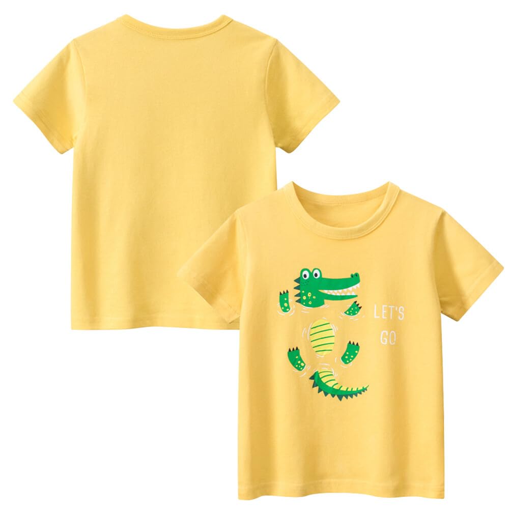Conjunto de camiseta de manga corta y pantalón corto para niño de 1 a 7 años, conjunto de dinosaurio, ropa casual de algodón, conjuntos de verano