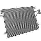 Air Conditioning A/C Condenser Compatible with Chrysler Town & Country 08-16; Dodge Grand Caravan 08-20; Ram C/V 12-15; Volkswagen Routan 09-14# 3682, 7B0317019, 7B0317019A