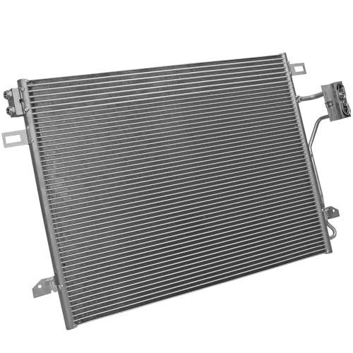 Air Conditioning A/C Condenser Compatible with Chrysler Town & Country 08-16; Dodge Grand Caravan 08-20; Ram C/V 12-15; Volkswagen Routan 09-14# 3682, 7B0317019, 7B0317019A