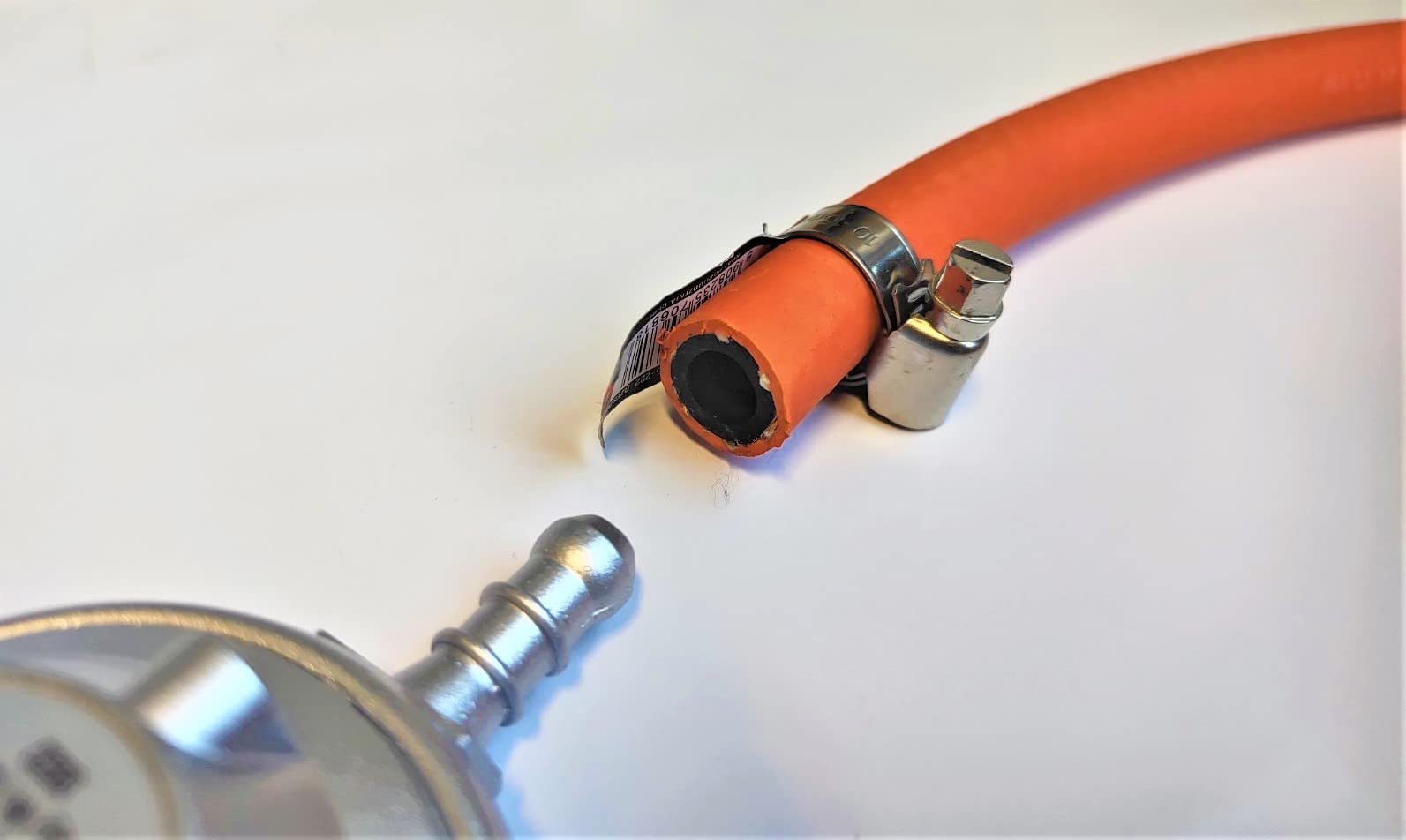 Gasschlauch Propan Butan | 300cm (3m) | DN 5 Type 21 - Klammer LKS Anschluß | Propangasschlauch | Gas Hose für Schnellanschluss und Anschluss an eine Gasflasche oder einen Herd