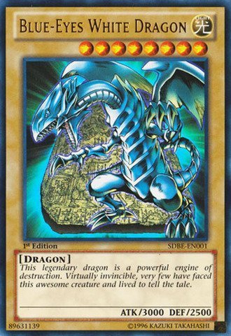 Yu-Gi-Oh! - Blue-Eyes White Dragon (SDBE-EN001) - Structure Deck: Saga of Blue-Eyes White Dragon - Unlimited Edition - Ultra Rare by Yu-Gi-Oh!
