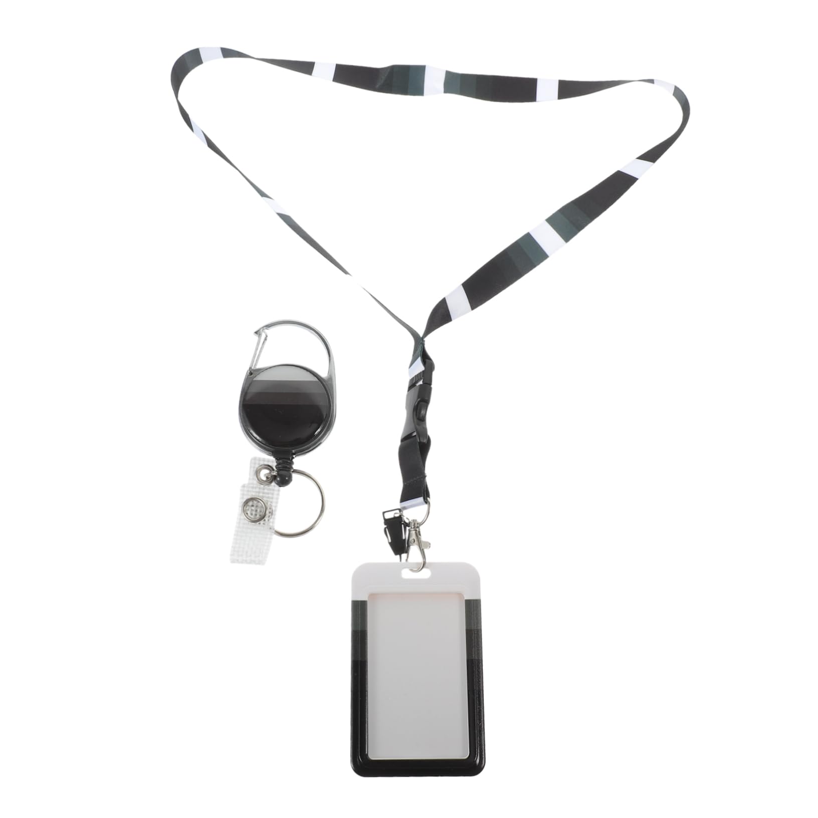 Gadpiparty 5 Stück Thermalübertragungszertifikat Set mit Inhaber Halter Hülse Ausweis hart schlüsselanhänger Kartenhülle für Studenten Buskartenabdeckung Kartenhalter Plastik