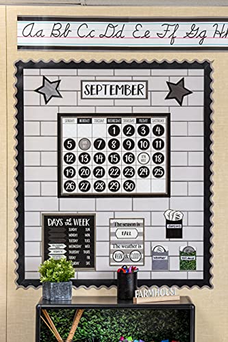 Teacher Created Resources Modern Farmhouse Calendar Bulletin Board #TOP1