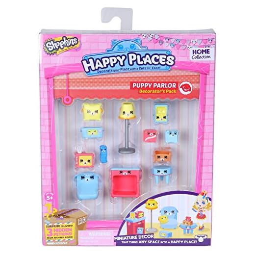 Shopkins Happy Places Decorator Pack Puppy Parlour Doll Playset
