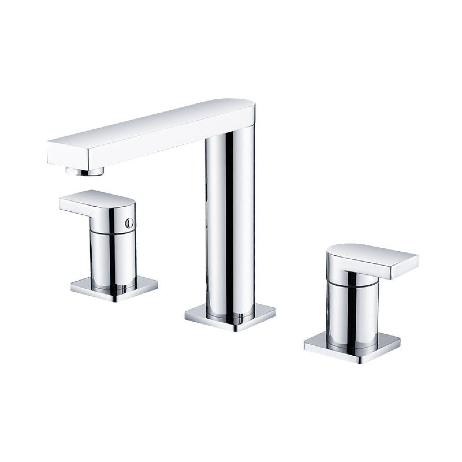 Fanjubei Electroplating (Double Handle) Bathroom Copper Rotating Split Basin Hot And Cold Faucet, Electroplated (Double Handle)