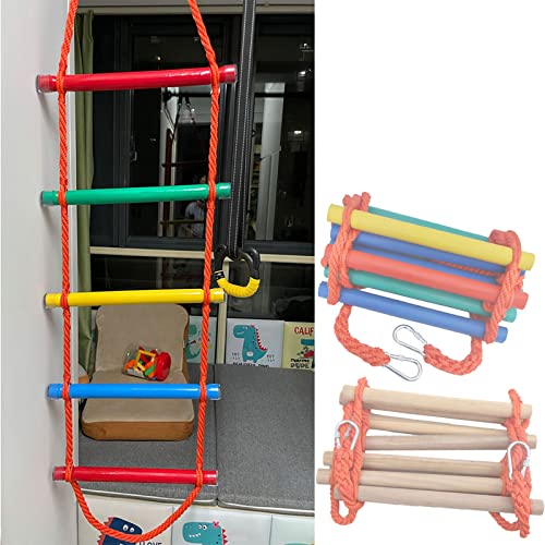 Escalera de Cuerda Escalera de para Deportes Escalera de Escalada para Uso en Casas en los árboles