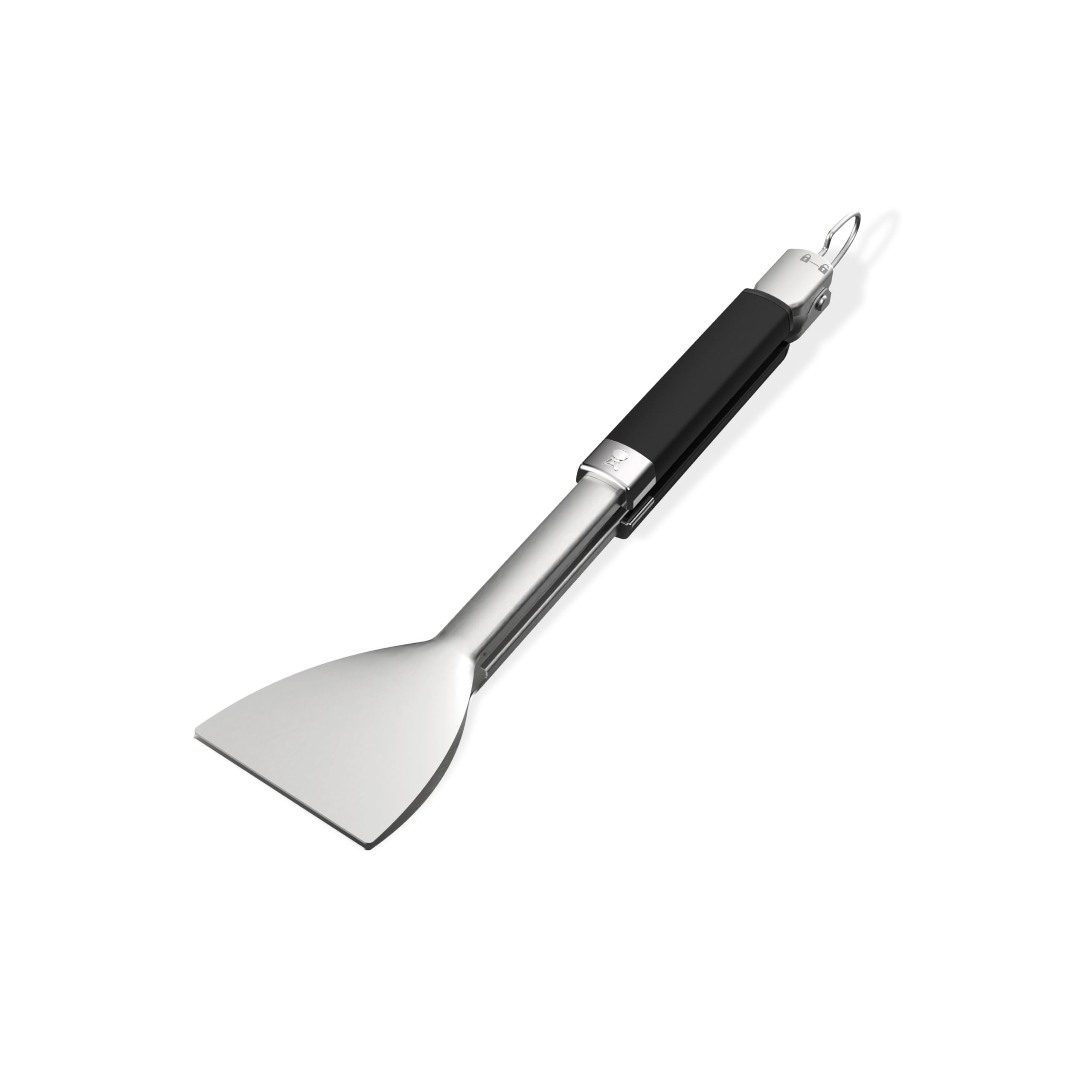 Weber Pinze per Barbecue, Piatte, Ideali per afferrare cibi delicati, con Sistema di bloccaggio, Lavabili in lavastoviglie, Argento (3400425)