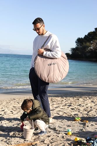 Tienda de playa para bebé BÉABA Clay Earth con protección UPF50+ 6