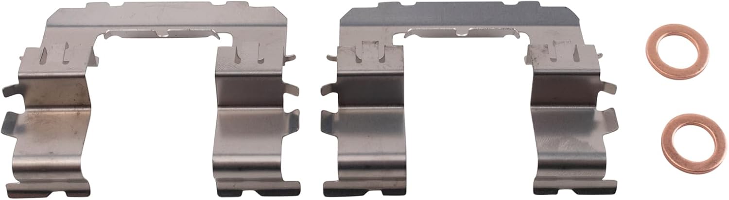 TRQ Front and Rear Brake Caliper Set Coated Brackets Compatible with 2012-2014 Subaru Impreza