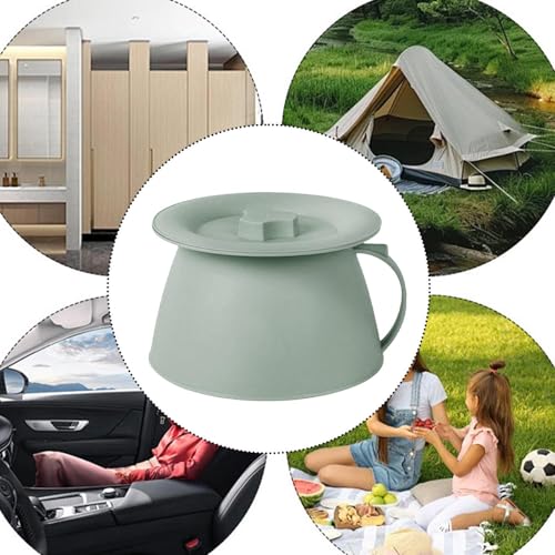 Portable Urinal Bucket - 1.5L Portable Urine Potty With Lid And Handle,Bedpans Bucket for Men Boys Girls Son Daughter Husband Wife Family Friends Teens Youth - Image 3