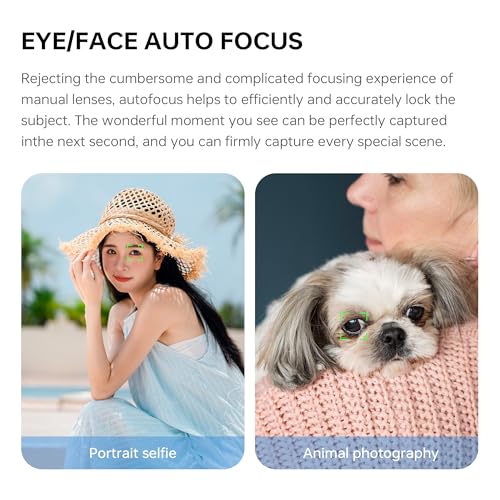 Image of VILTROX 56mm F1.7 f /1.7 AF Lens for Sony E Mount, Large Aperture APS-C Prime Lens Compatible with Sony E-Mount Mirrorless Cameras Alpha a7cr a7cii a7c a6700 zv-e100 a6600 a6400 a7iv a7iii