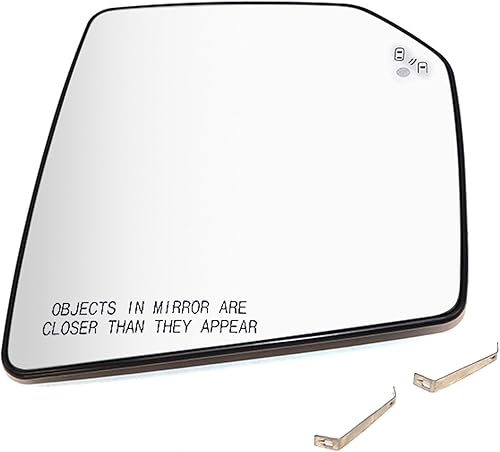 Miniatura 6 de AOUTTUOA Espejo de vidrio calentado punto ciego derecho del lado del pasajero para Ford F150 2015 2016 2017 2018 2019 2020 con calefacción y punto