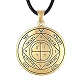 Bronze Fifth Pentacle of Saturn Talisman for Protection