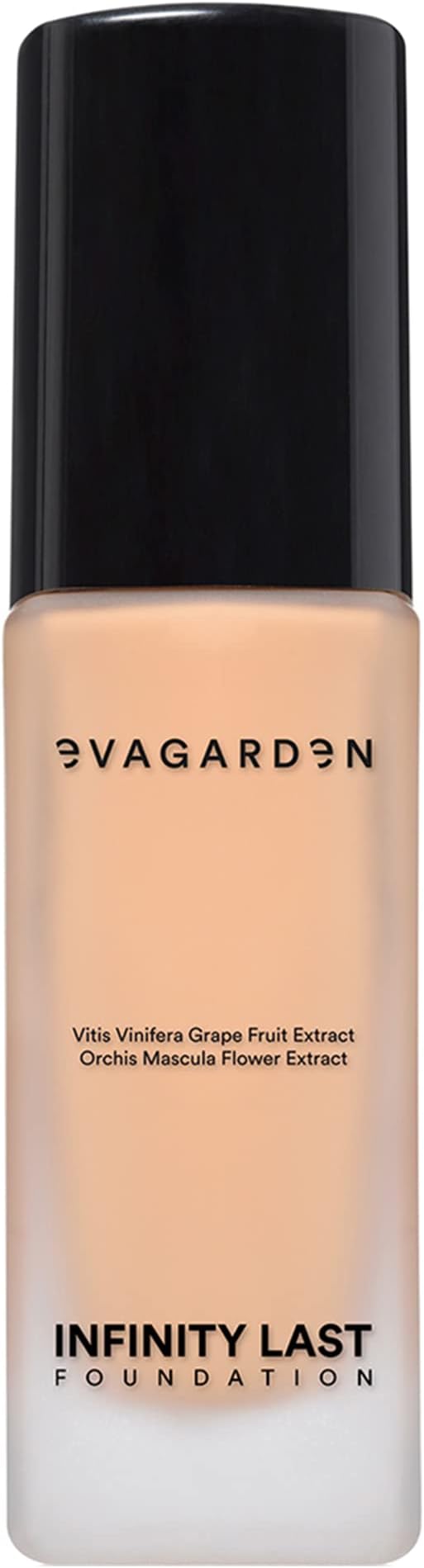 EVAGARDEN Infinity Last Foundation - Amazing Duration Gives Second Skin Effect - Soft and Creamy, Liquid Texture Results in Natural Finish - Easily Blendable - Satin Look - 265 Natural - 1.01 oz