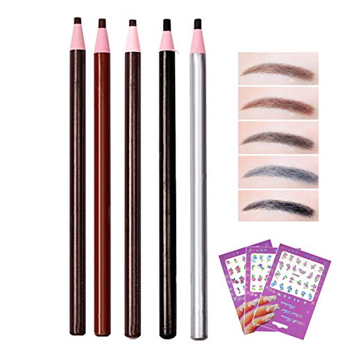 10Pcs Eyebrow Pencil Set Enhancer Makeup Tools Drawing Eye Brow Pen Pencil Cosmetic Eye Permanent Make up Definer Eyebrow Shaping
