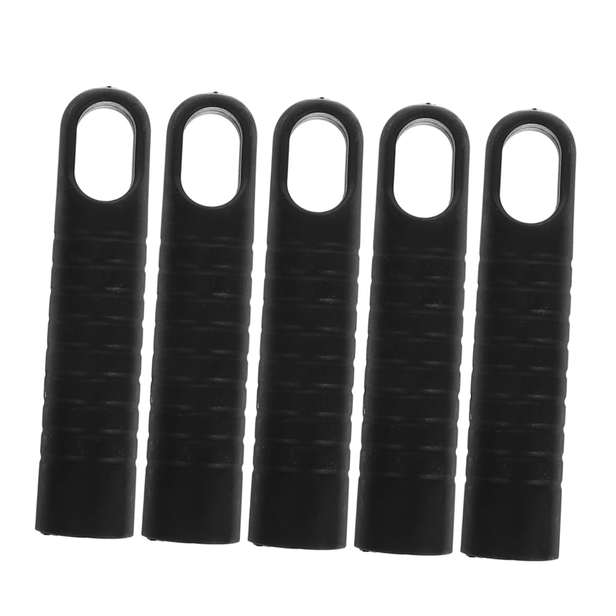 minkissy 5Pcs Plastic Mop Handle Grip with Hanging Hole Durable Replacement End Caps for Mop Sticks Easy Installation Floor Brush Handle Accessories