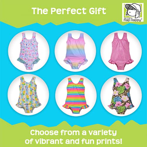 Girls UPF 50+ Delaney Hip Ruffle Swimsuit3