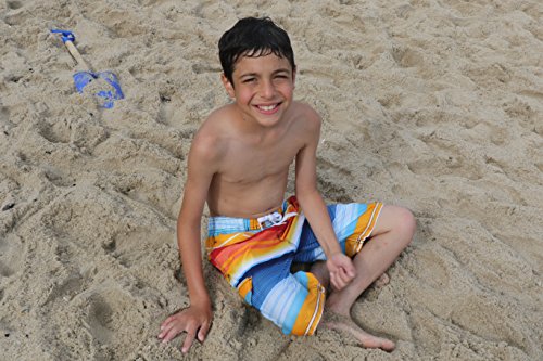 Kanu Surf Boys Echo Quick Dry Upf 50+ Beach Swim Trunks, Victor Navy/Orange, 5 6 Us #TOP2