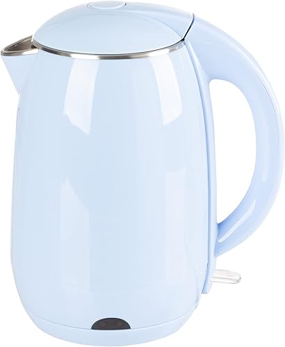 Miniatura 8 de Hervidor eléctrico  Calentador de agua de ebullición rápida de apagado automático con interior de acero inoxidable y construcción de doble pared por