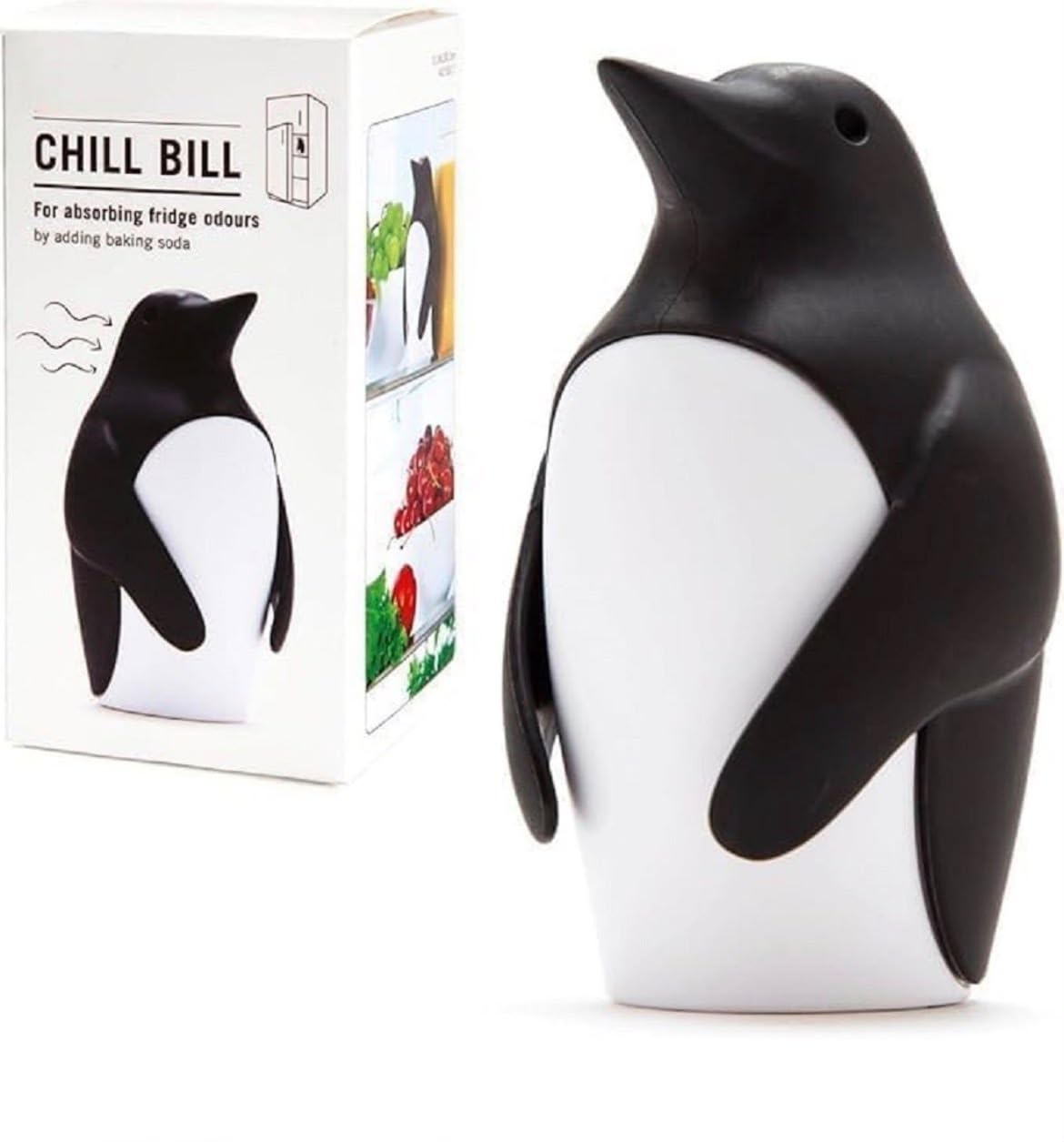 Chill Bill Penguin Fridge Deodoriser with Baking Soda Holder | Freezer Compatible, Dishwasher Safe, Food Safe-image-28
