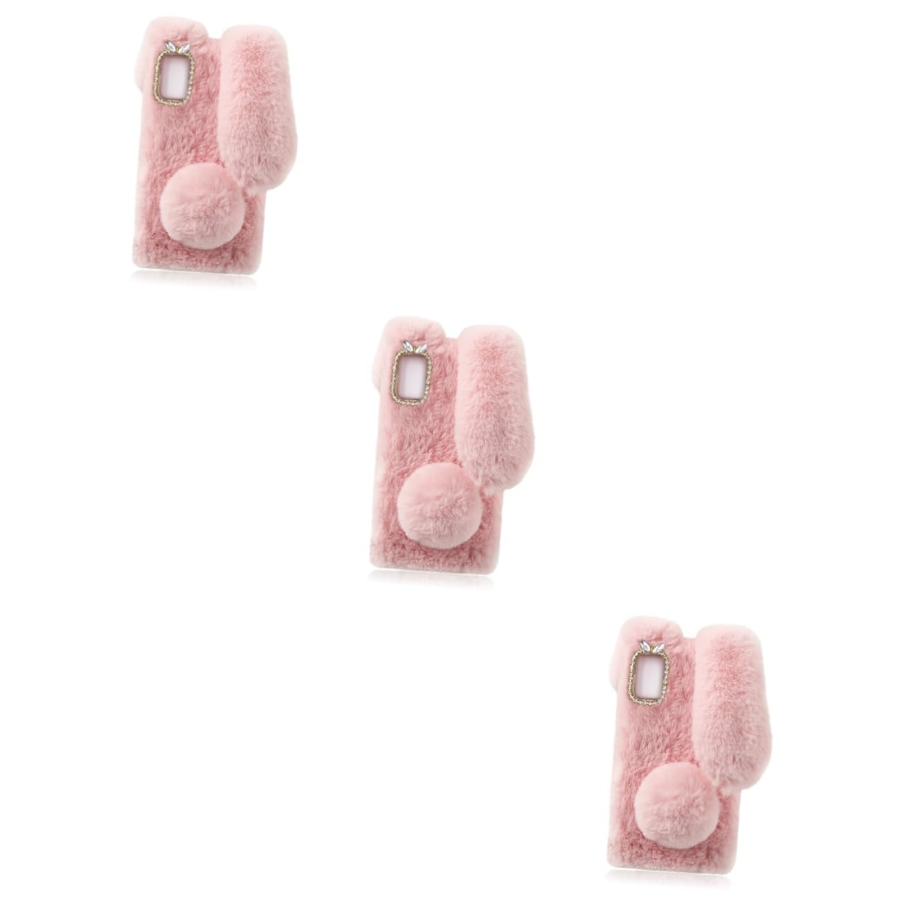 jojofuny 3pezzi Custodia Telefonica Morbida Forma Di Coniglio Per g Stylus Protezione Antisfregamento Peluche Tpu Copertura Fluffy Per Smartphone Accessorio Elegante e Resistente Per Ogni