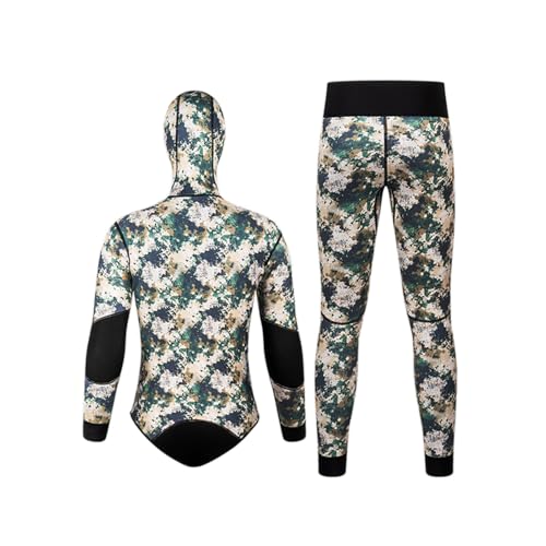 Traje de buceo de dos piezas con almohadilla para el pecho Elprico 3mm 5