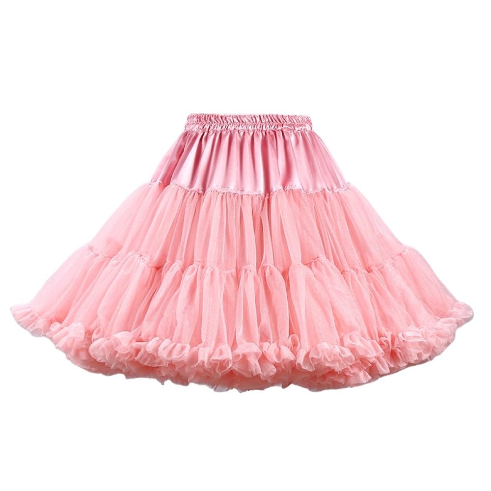 Damen-Champagner-Tüllrock, Abgestufter Rüschen-Minirock, Flauschiger Tutu-Rock, Schleife, Patchwork, Plissierter A-Linien-Rock, Cosplay, Karneval, Mesh, Kurzer Rock Für Damen Und Mädchen