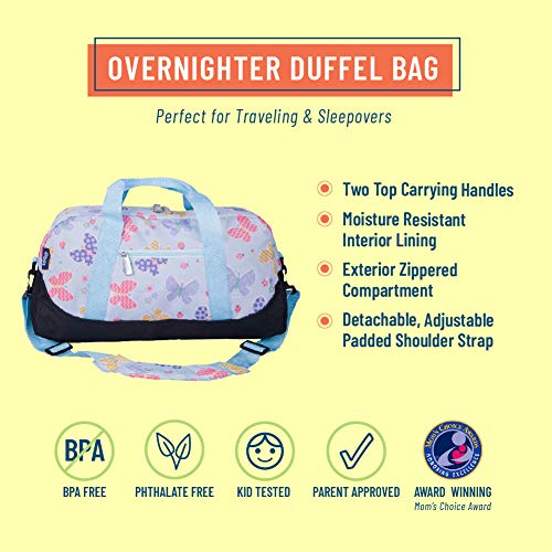 Wildkin Kids Overnighter Duffel Bags for Boys & Girls, Perfect for Sleepovers and Travel Duffel Bag for Kids, Carry-On… - Image 3