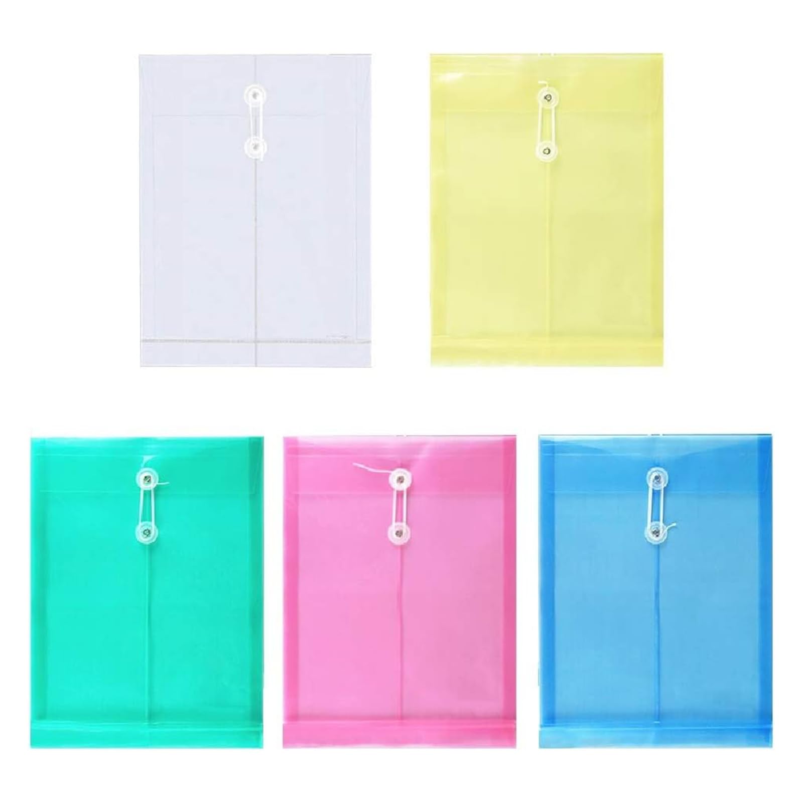 Amazon.co.jp: クリアファイル クリアホルダー a4 ファイルケース ヒモ