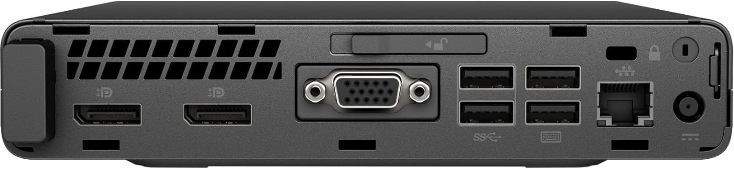 HP EliteDesk 800 G3 Tiny Mini PC de sobremesa, Intel Core i5-6500, 8 GB de RAM, SSD de 256 GB, sin Teclado ni ratón, WiFi, Bluetooth, Windows 11 Pro (reacondicionado)