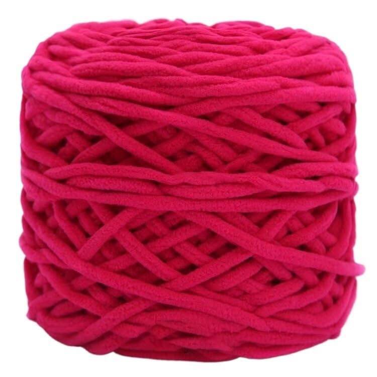 Fil épais en polyester tricot main lot de 5 peluches de 165g