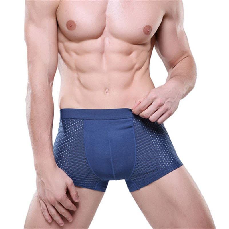 panteasy Men's Dot Ice Silk Comfortable Polyester Trunks Frenchie Underwear|Underpants-picture-55