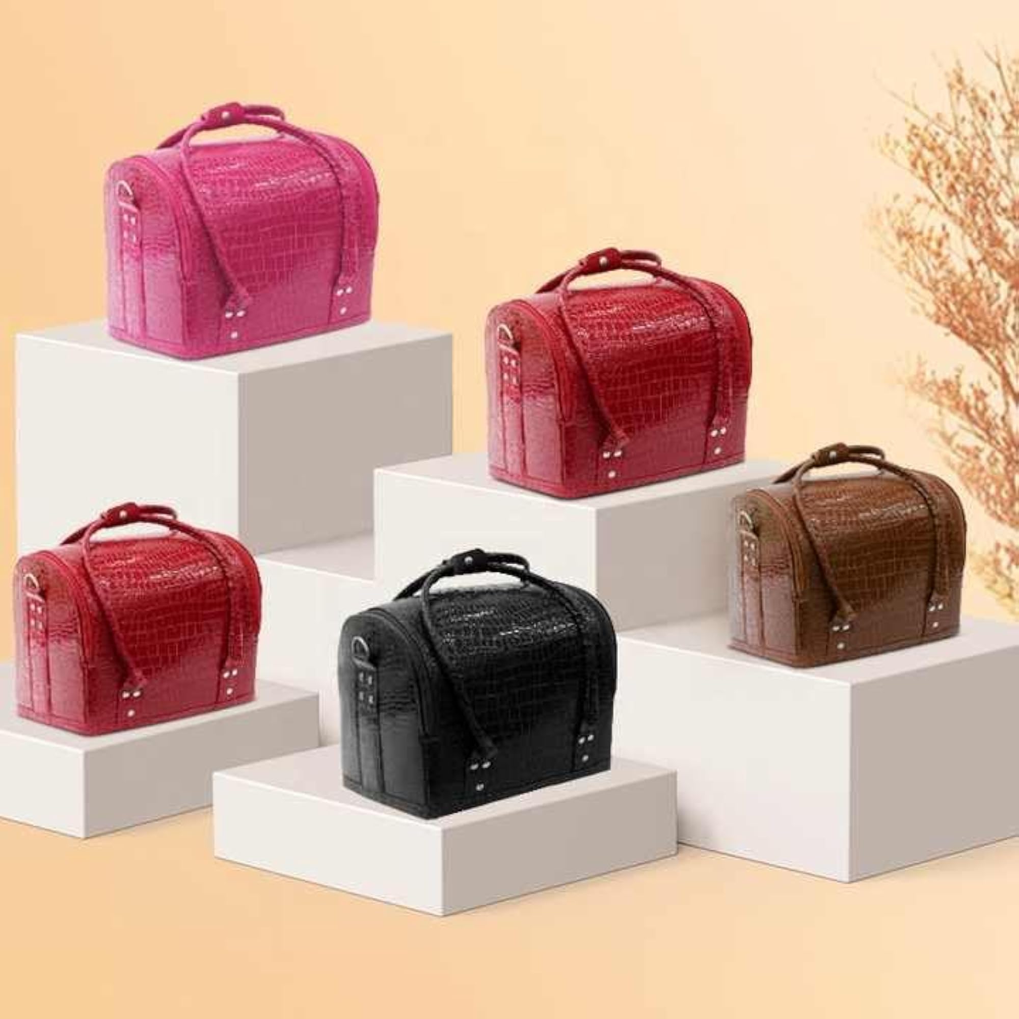 Professional Cosmetic Storage Case, Vanity Train Case