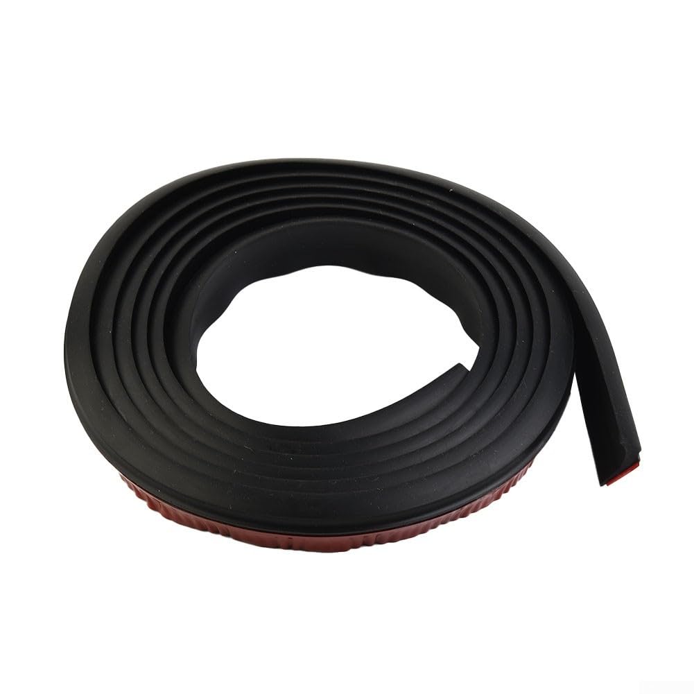 Silic Waterstop, striscia sigillante pieghevole da 200 cm, per piani di lavoro della cucina e bagno, barriera impermeabile con design facile da tagliare per fai da te di miglioramento della casa (nero