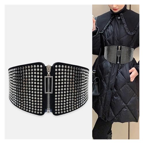 Wide Elastic Corset Belt Female Waist Plus Size Stretch Cummerbunds for Women Waistband for decoration3